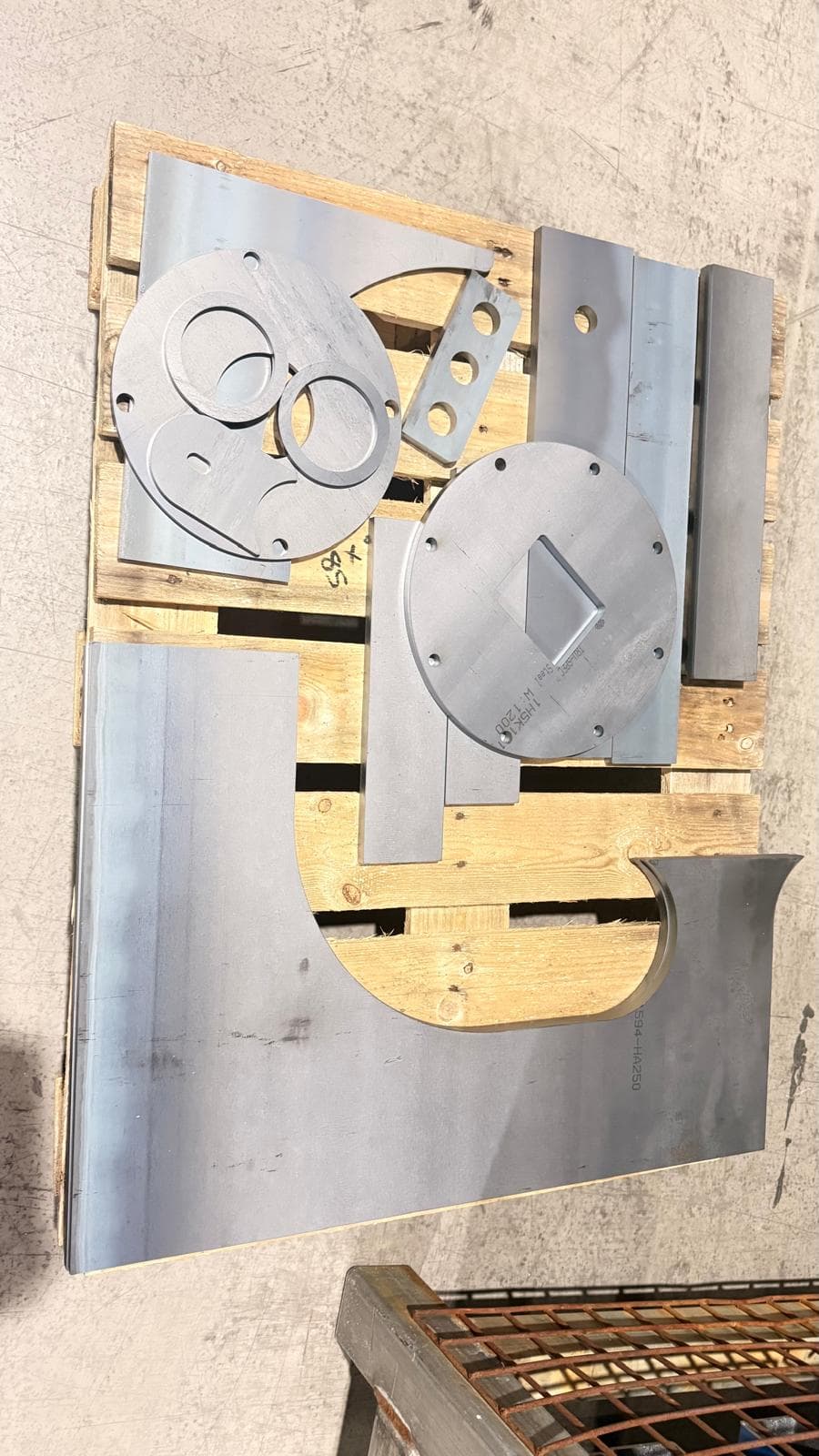 Laser-Cut Steel Component Batch — Orion Metal Industries