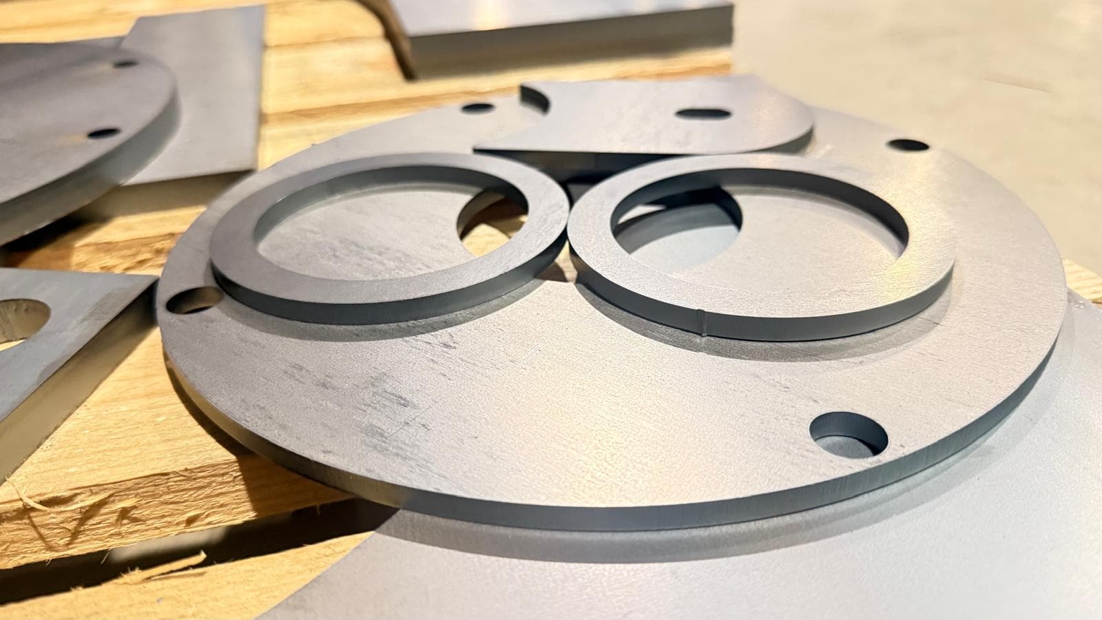 Precision Laser-Cut Steel Flanges — Orion Metal Industries